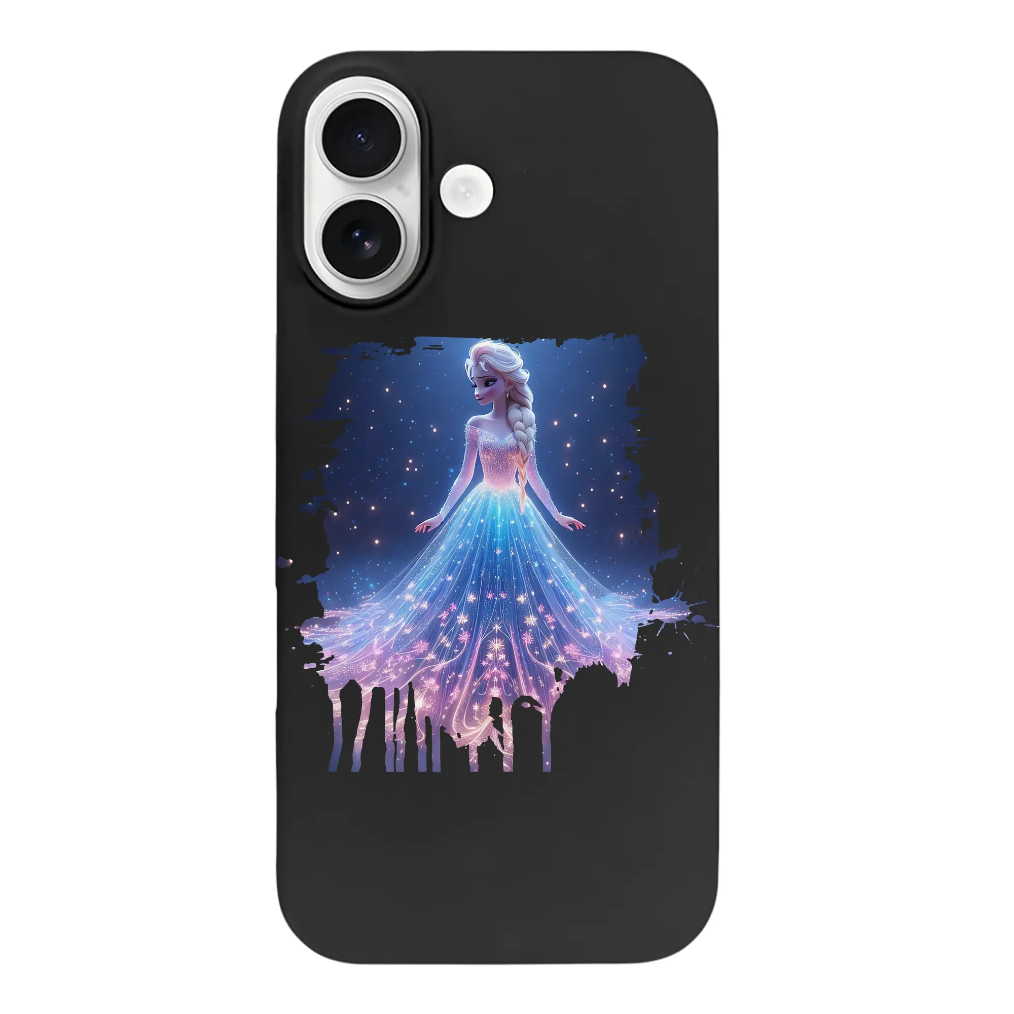 アナと雪の女王(Frozen) グッズ エルサ(Elsa) - iPhone 17 シリーズ シリコンケース 薄型 耐衝撃 指紋防止 ソフトタッチカバー 精密フィット 傷防止 保護ケース iPhone 17/17 Air/17 Pro/17 Pro Max 対応